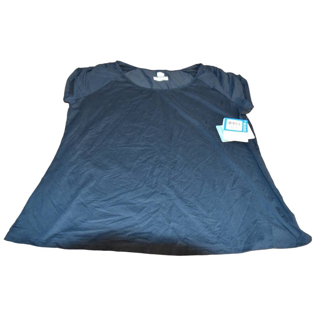 Columbia Sportswear, Women's S/S Dri-fit Tee, Navy, Omni Freeze Zero, NWT, XL